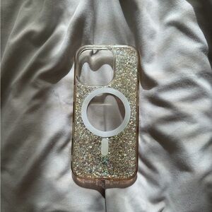 Glitter Phone Case with MagSafe Compatibility iPhone 16 Pro